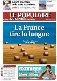Portada de Le Populaire du Centre (France)