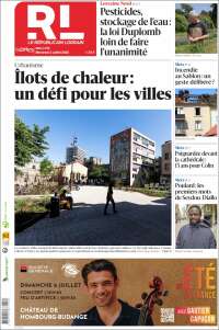 Portada de Le Republicain Lorrain (France)
