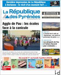 Portada de La République des Pyrénées (France)