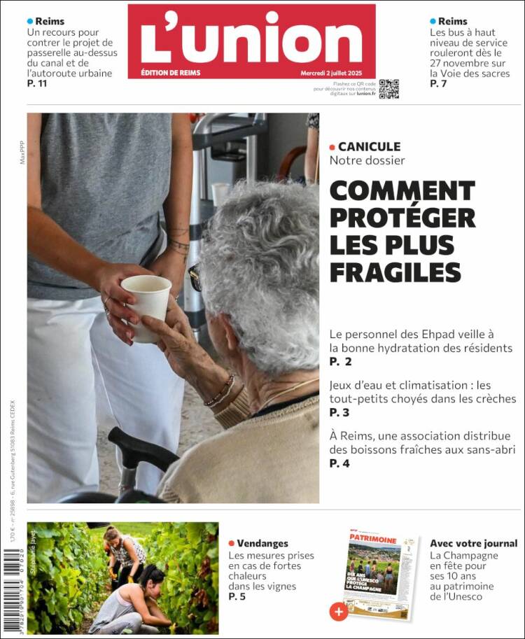 Portada de L'Union (France)