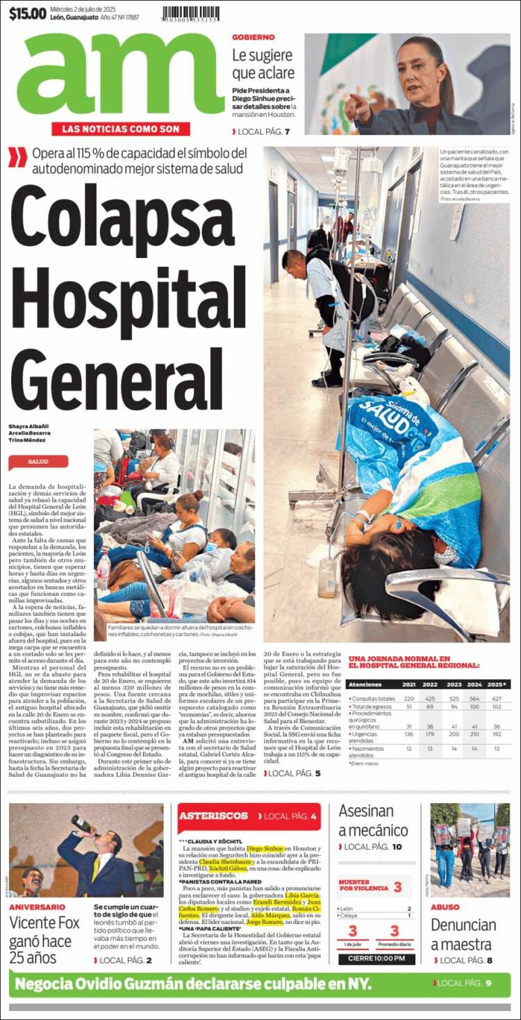 Portada de Al Día A.M. (México)