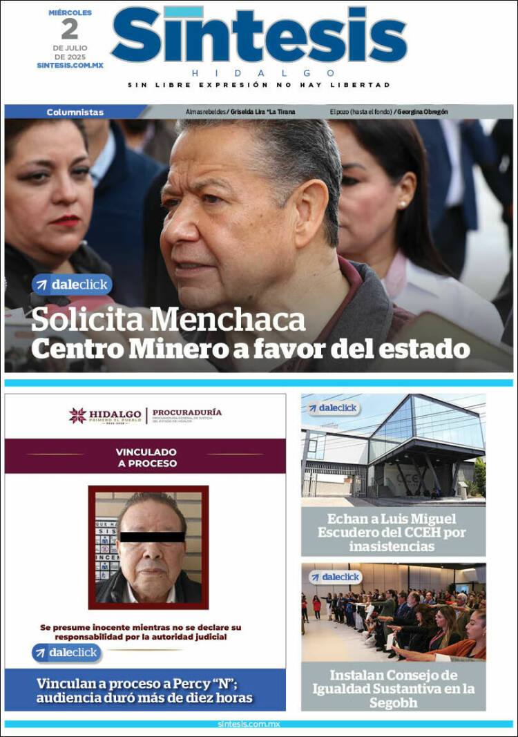 Portada de Sistesis - Hidalgo (México)
