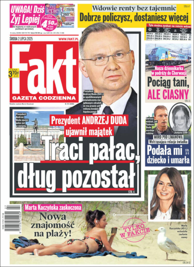 Portada de Fakt (Polonia)