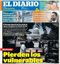 Portada de El Diario NY (États-Unis)