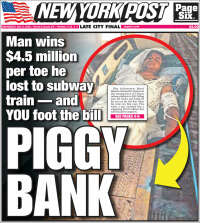 Portada de New York Post (USA)