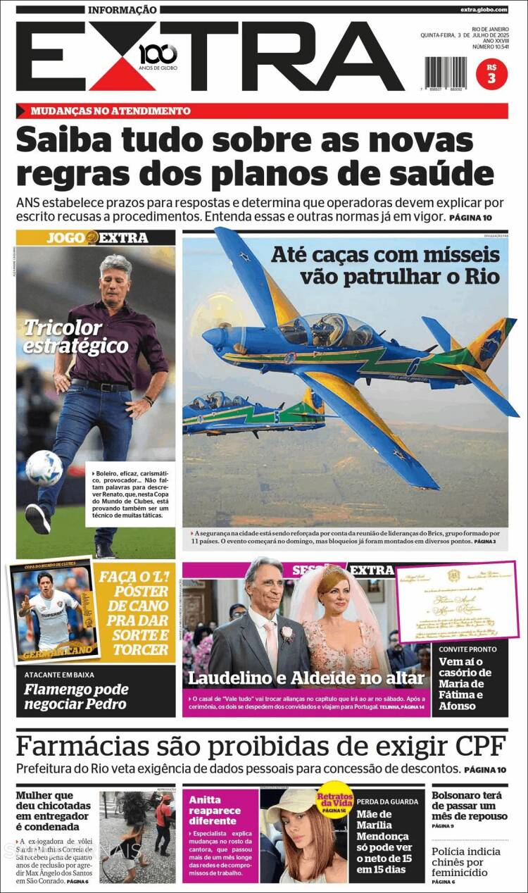 Portada de Extra (Brasil)