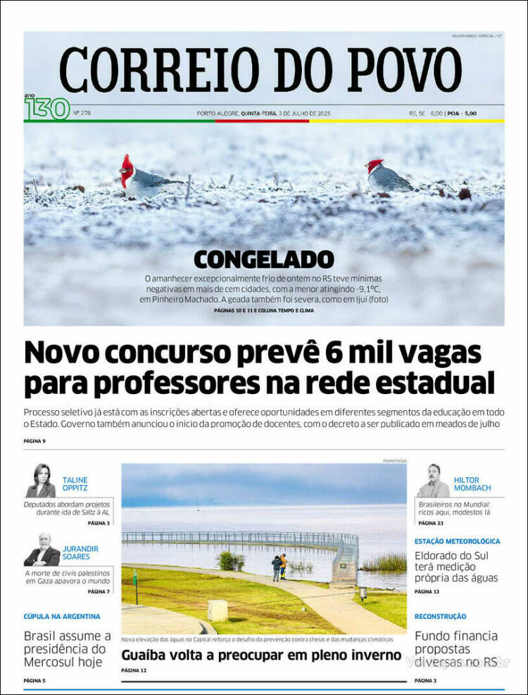 Portada de Correio Do Povo (Brasil)