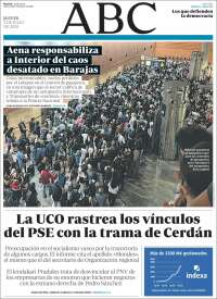 Portada de ABC (Espagne)