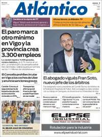 Portada de Atlántico Diario (Spain)
