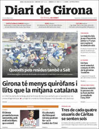 Portada de Diari de Girona (España)