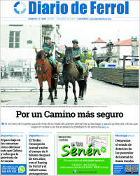 Portada de Diario de Ferrol (Spain)