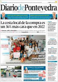 Portada de Diario de Pontevedra (Spain)