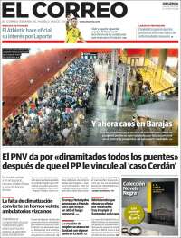 Portada de El Correo - Guipuzcoa (Spain)