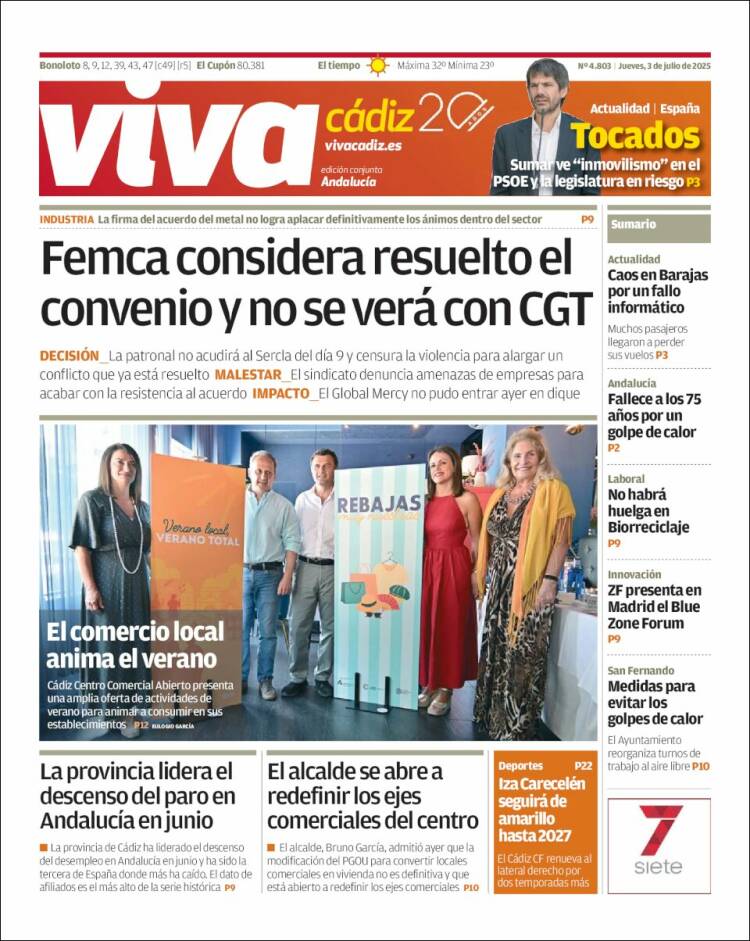 Portada de Información - Cadiz (Spain)