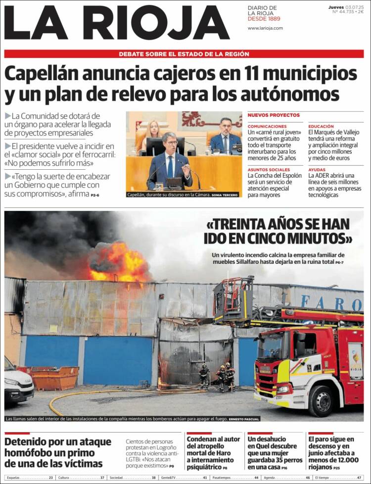 Portada de La Rioja (Spain)