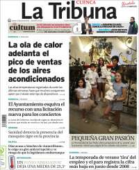 Portada de La Tribuna de Cuenca (Spain)