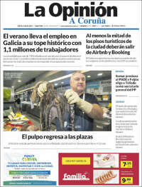 Portada de La Opinión de A Coruña (Spain)