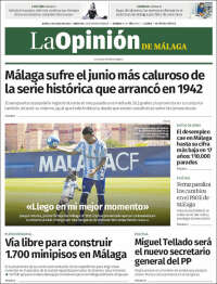 Portada de La Opinión de Málaga (Spain)