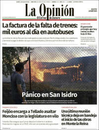 Portada de La Opinión - El Correo de Zamora (España)