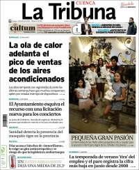 Portada de La Tribuna de Cuenca (Spain)