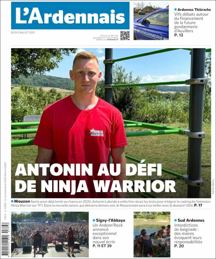 Portada de L'Ardenais (France)