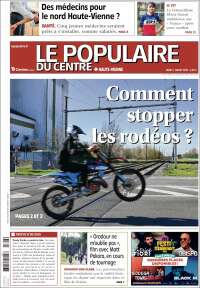 Portada de Le Populaire du Centre (France)