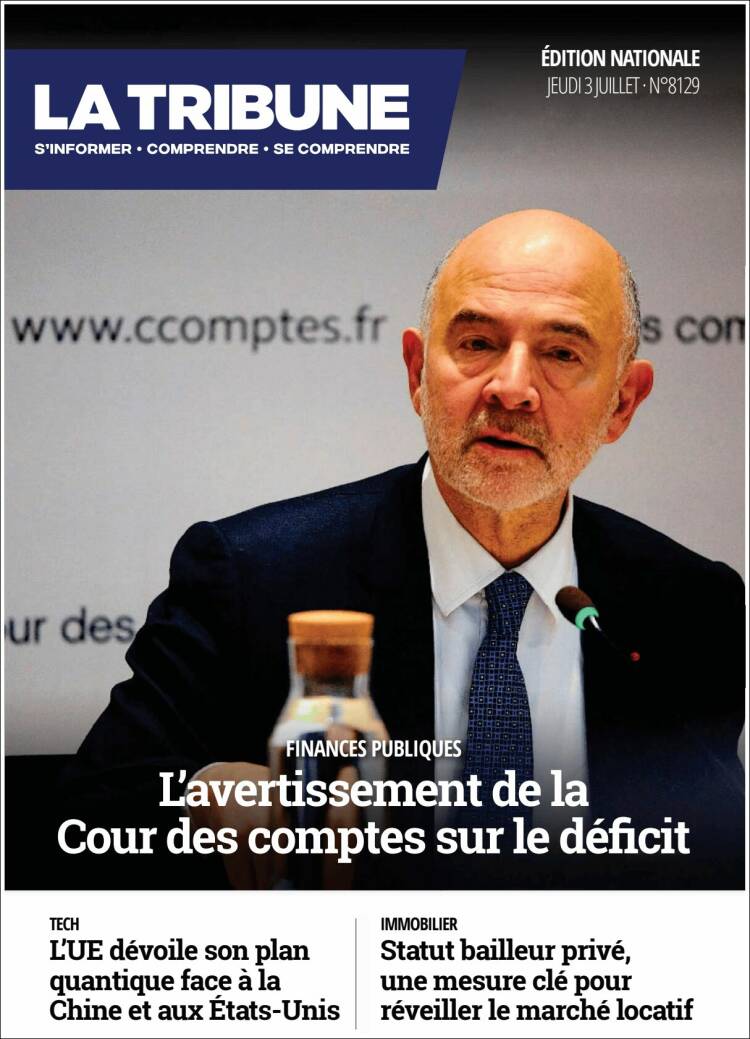 Portada de La Tribune (France)