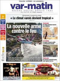 Portada de Var-Matin (France)