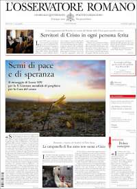 Portada de L'Osservatore Romano (Italy)