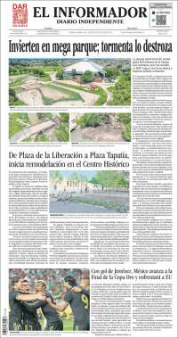 Portada de El Informador (Mexico)
