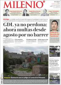 Portada de Milenio - Jalisco (Mexico)
