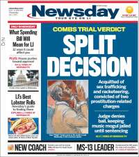 Portada de Newsday (USA)