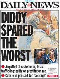 Portada de Daily News - New York (USA)