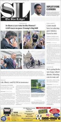 Portada de Star-Ledger (USA)