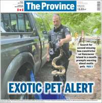 Portada de The Province (Canada)