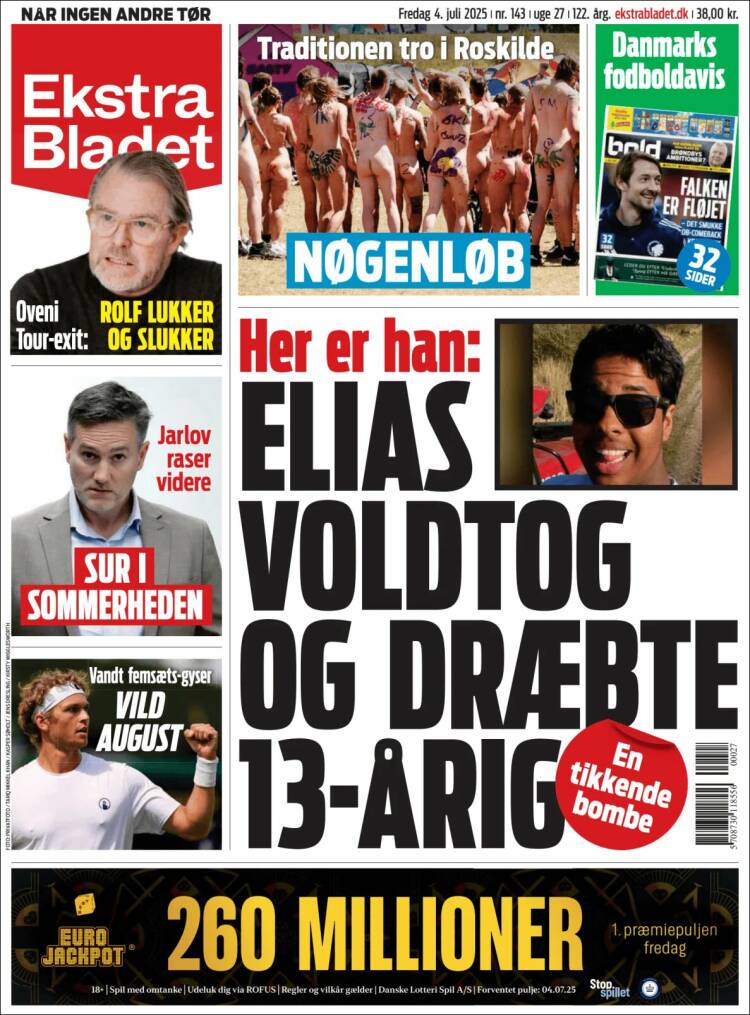 Portada de Ekstra Bladet (Denmark)