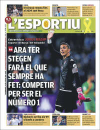 Portada de L'Esportiu (Espagne)