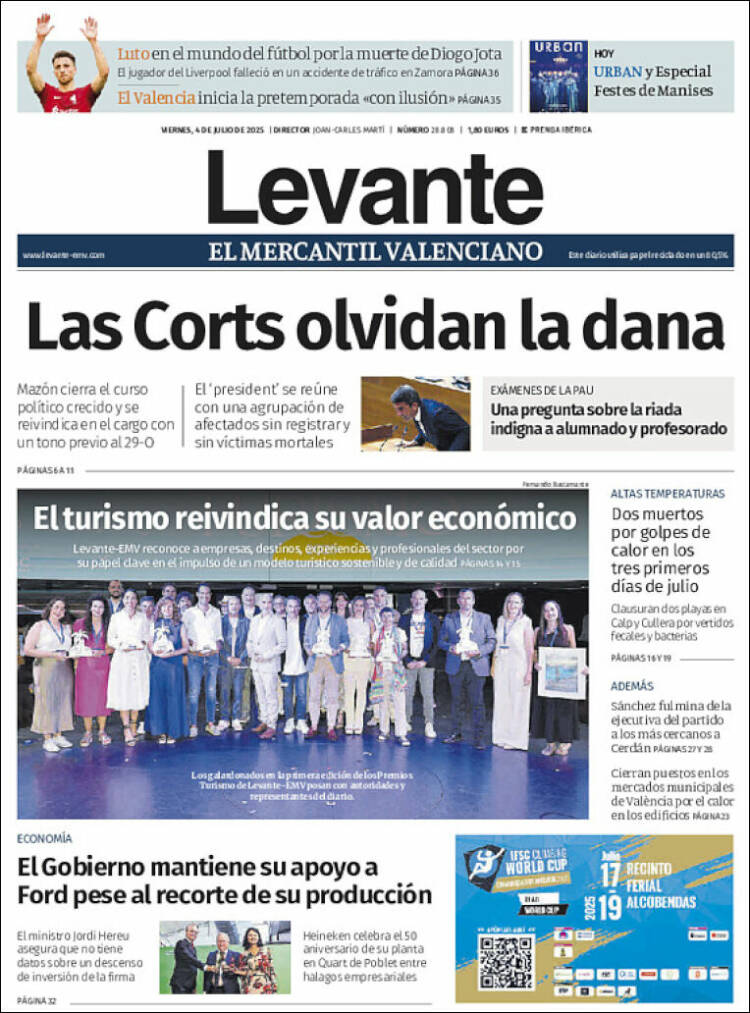 Portada de Levante (Spain)