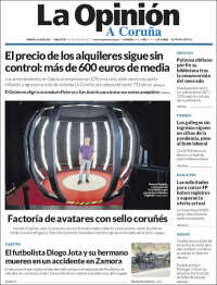 Portada de La Opinión de A Coruña (Spain)