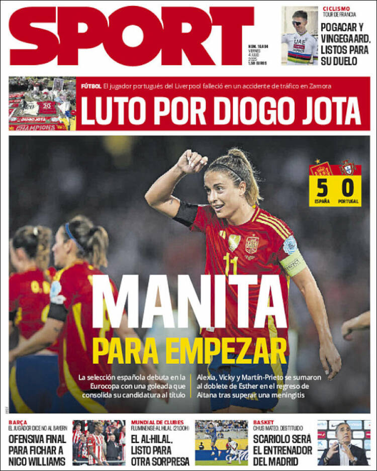 Portada de Sport (España)