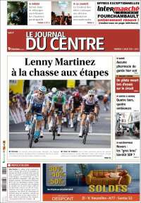 Portada de Le Journal du Centre (Francia)