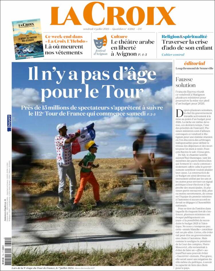 Portada de La Croix (Francia)