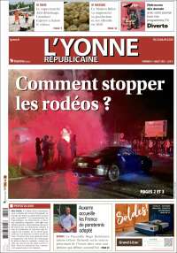 Portada de L'Yonne-Républicaine (Francia)