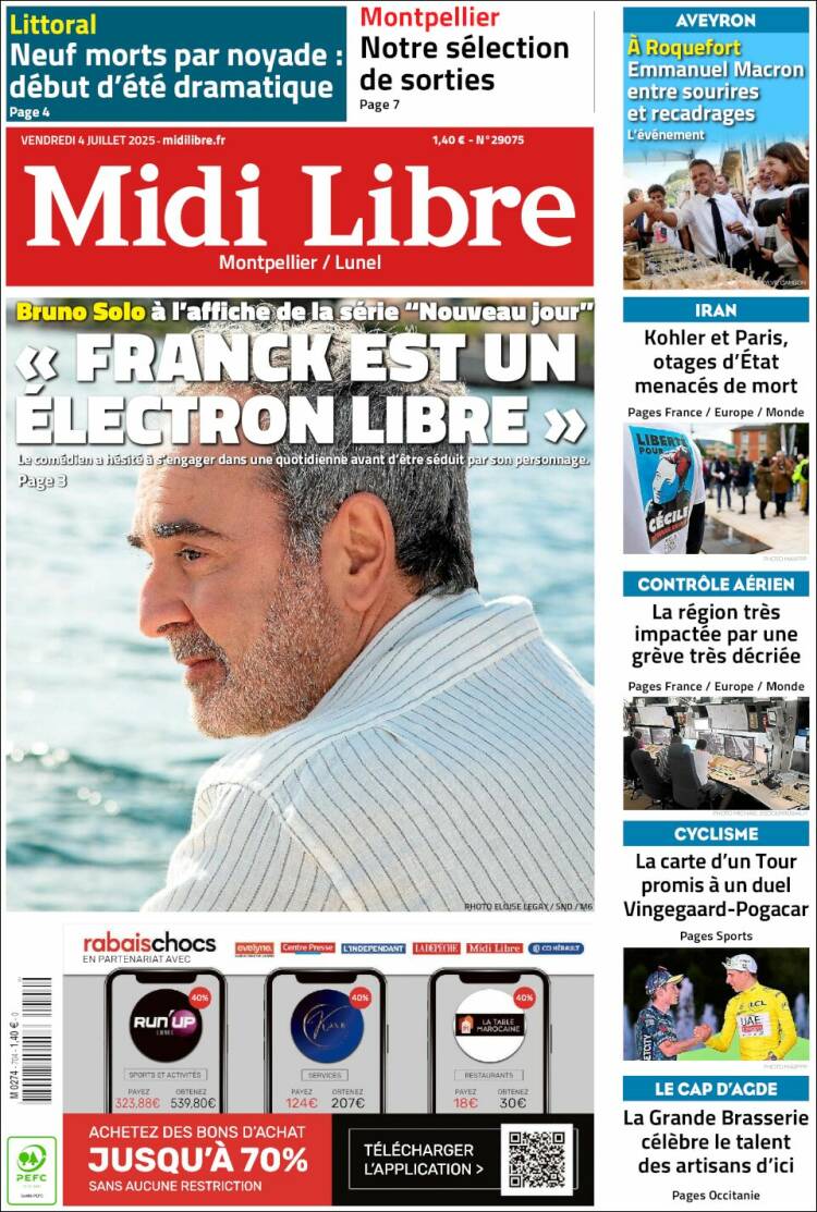 Portada de Midi Libre (France)