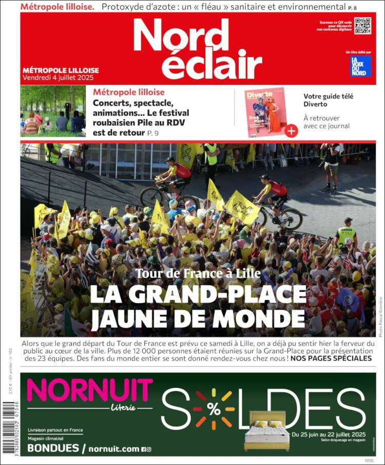 Portada de Nord Éclair (Francia)