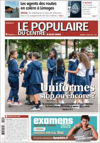 Portada de Le Populaire du Centre (France)