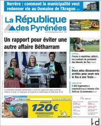 Portada de La République des Pyrénées (Francia)