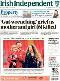 Portada de Irish Independent (Irlanda)