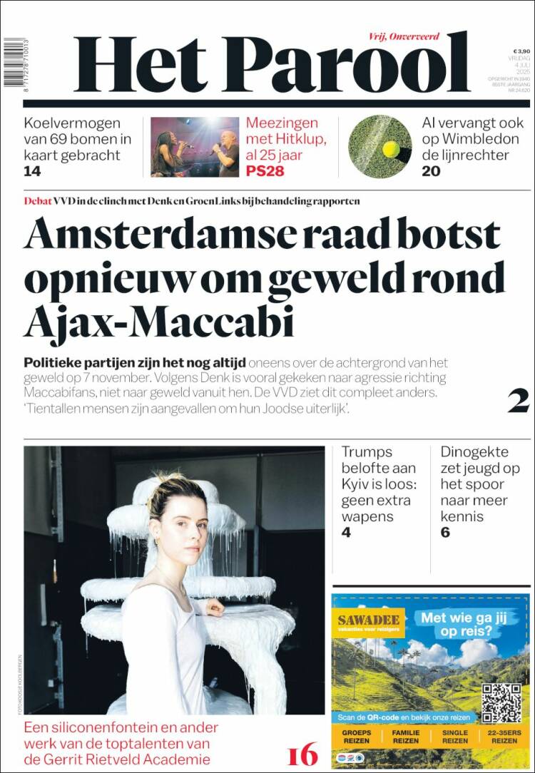 Portada de Het Parool (Netherlands)