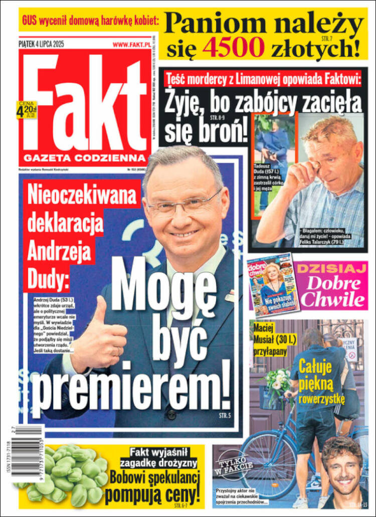 Portada de Fakt (Polonia)